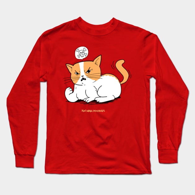 ANGRY CAT Long Sleeve T-Shirt by ZODD